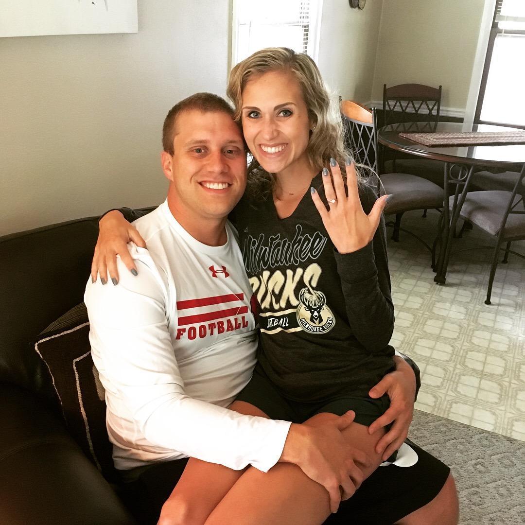 Home is where the heart is. Eric proposed at home where we share our lives together.