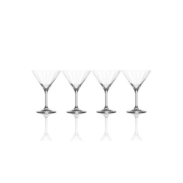 Mikasa Berlin Martini Glass Set of 4, 9.5 oz