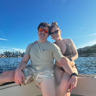 Hot Tub Boat on Lake in Seattle