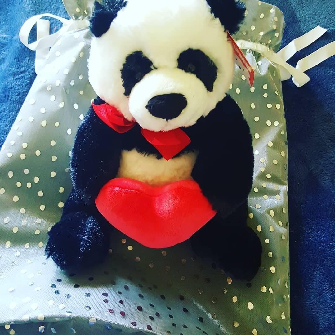 Brandon's 1st gift to me, a lovable Panda Bear!