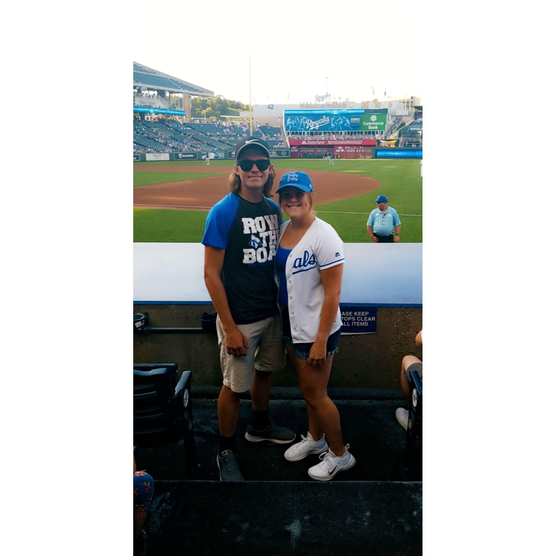 First Royals Game together