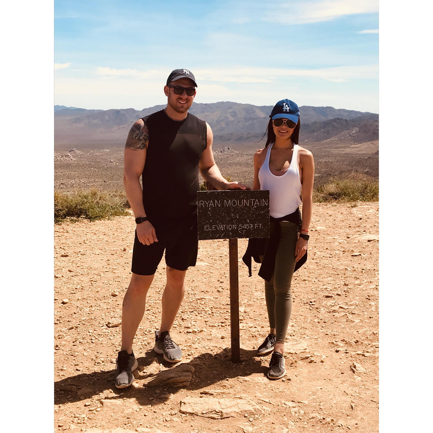 Joshua Tree Ryan mountain. 1st hike together