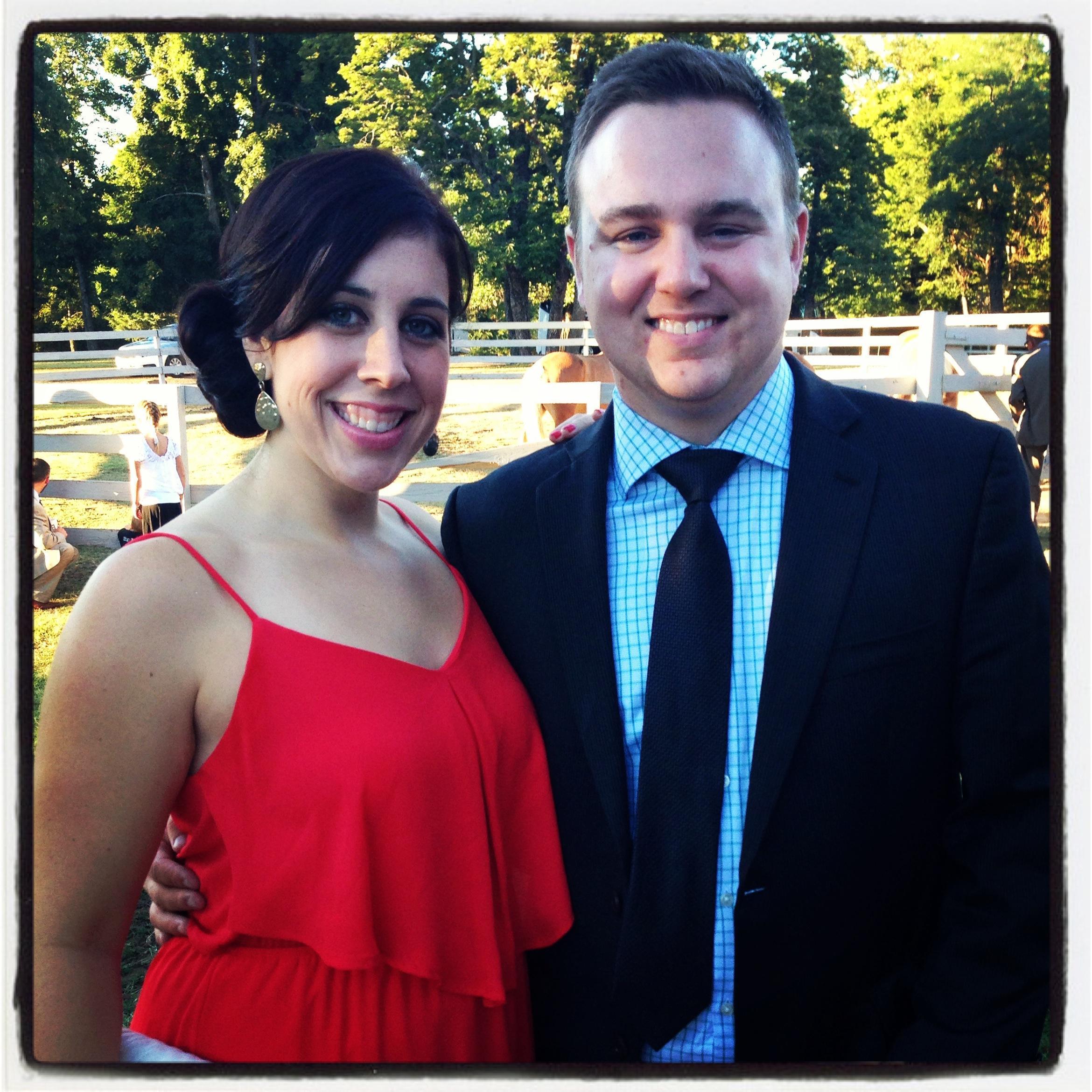 Friend/dates to Anna & Dusty's wedding in Arkansas