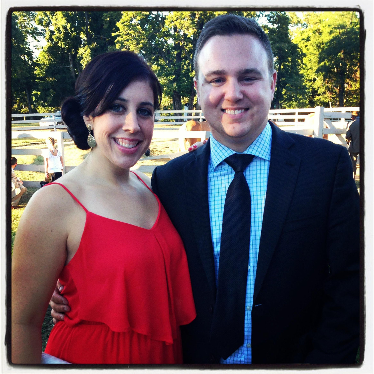 Friend/dates to Anna & Dusty's wedding in Arkansas
