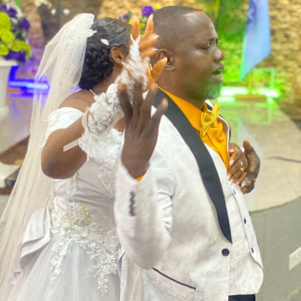 Meet Mr & Mrs Sorie Conteh the bride and bridegroom