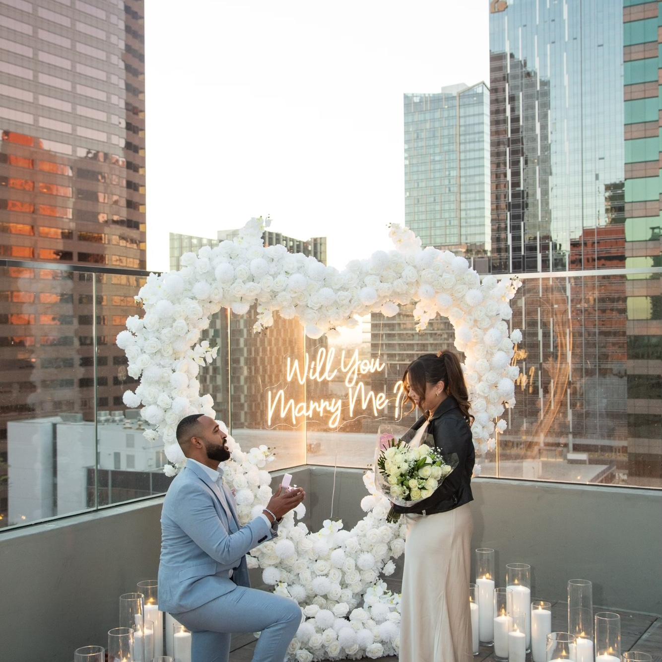 When Kelvin popped the question!