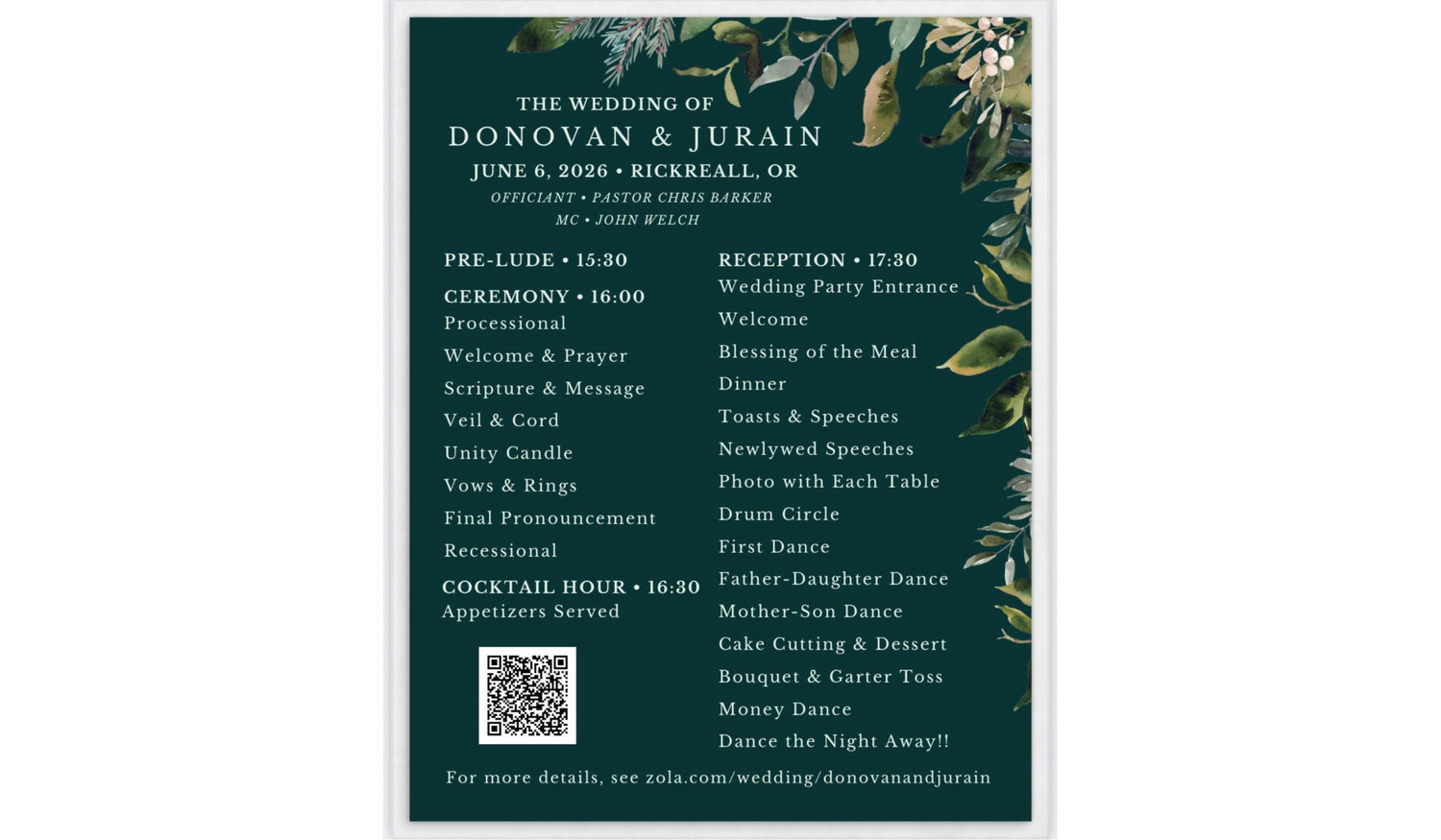 The Wedding Website of Donovan Wargo and Jurain Lafayette