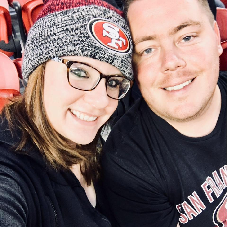 Our first football game together!