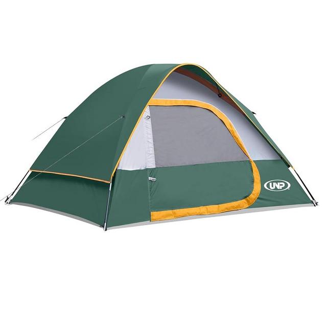 Camping Tent 4 Person, Waterproof Windproof Tent with Rainfly Easy Set up-Portable Dome Tents for Camping