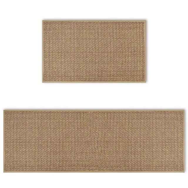Artoid Mode Absorbent Home Decor Kitchen Mats Set of 2, Seasonal Washable Decor Kitchen Rugs for Floor Indoor Outdoor - 17x29 and 17x47 Inch
