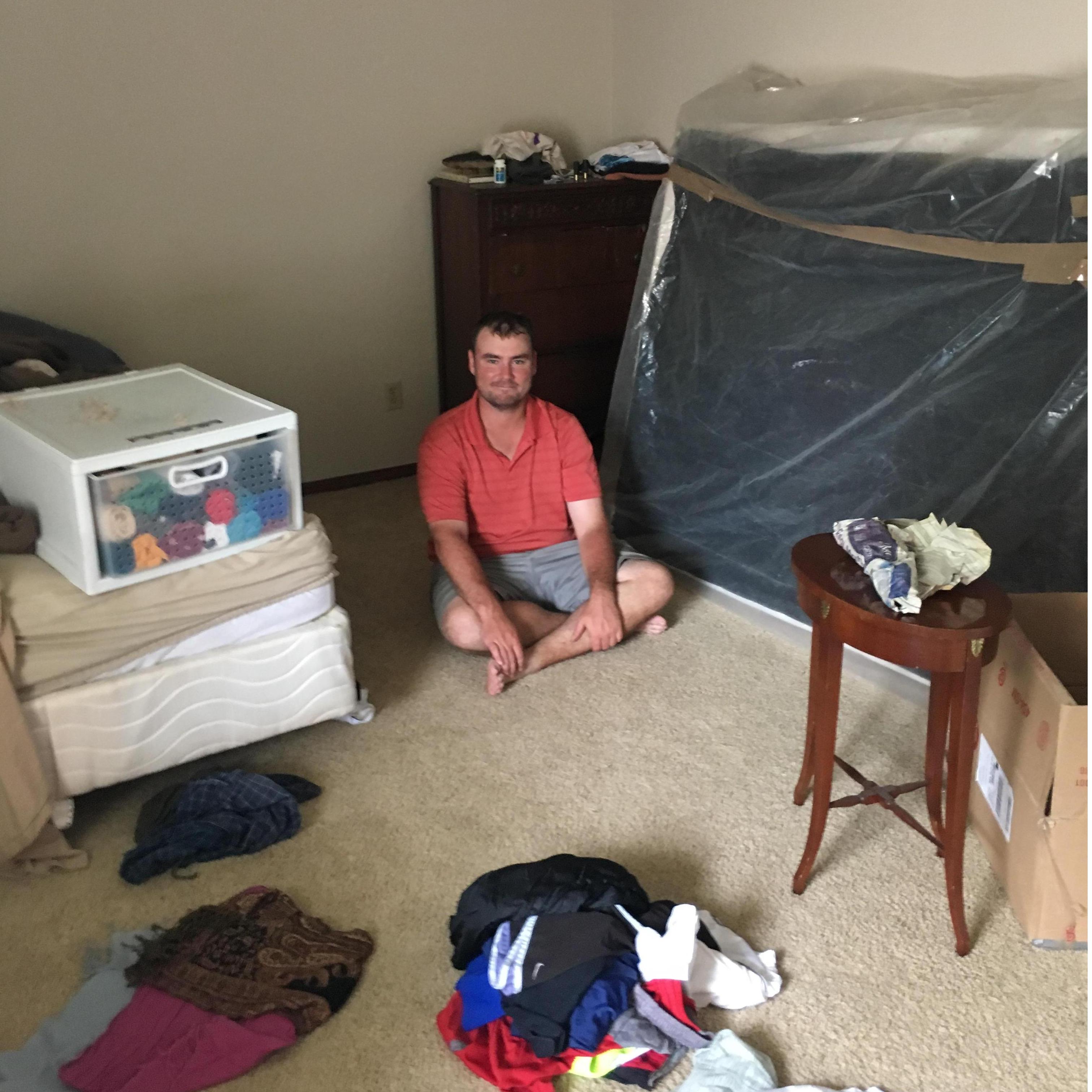 After two long years apart, we finally got to be together, really together, we moved in together.