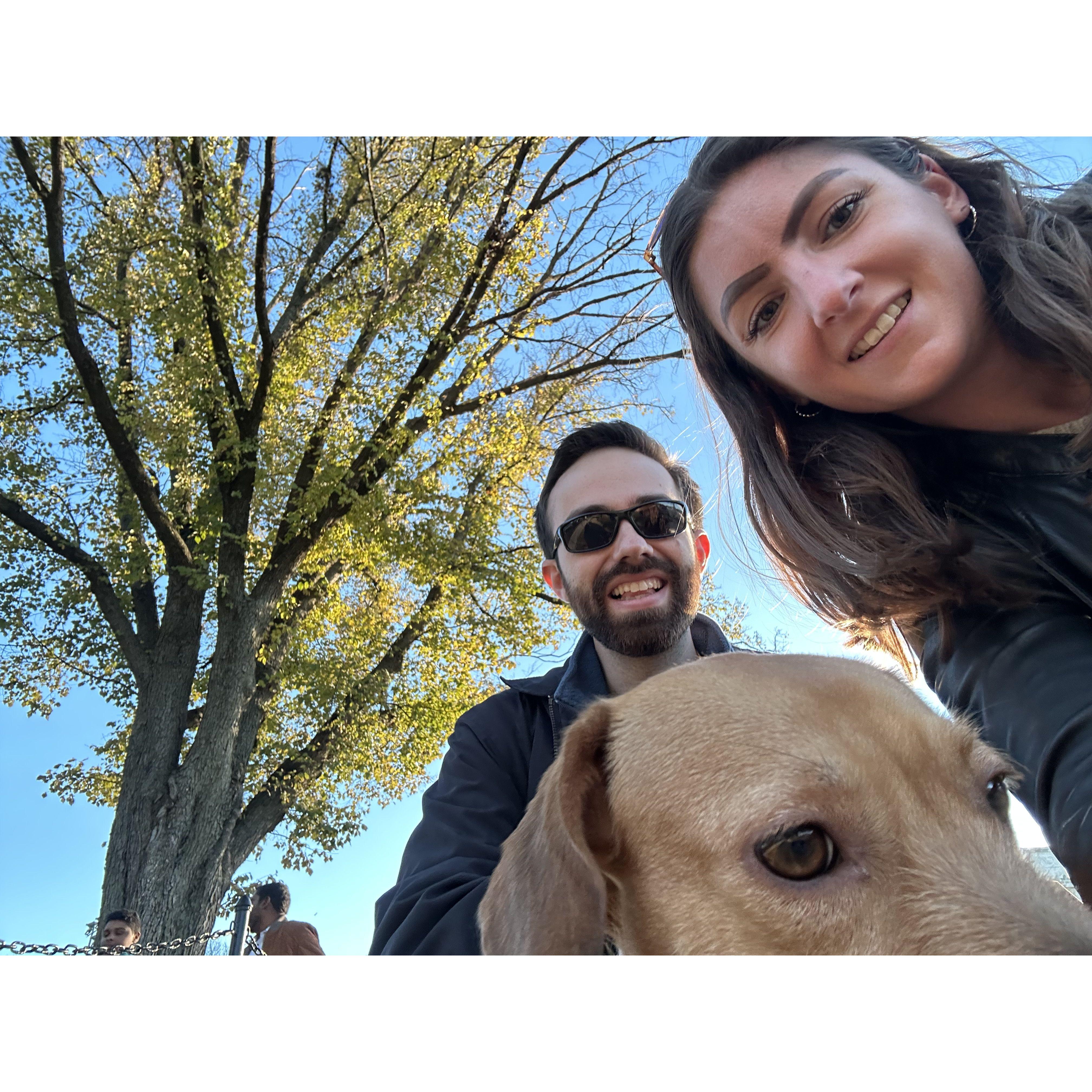 A day trip to the National Mall in Washington DC, with our beloved dog, Sheila!