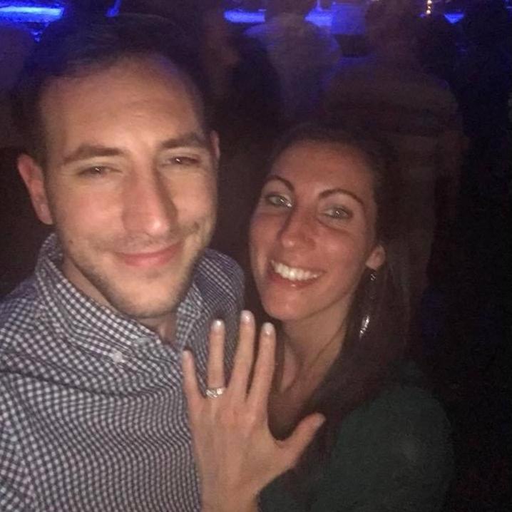 The night we got engaged.