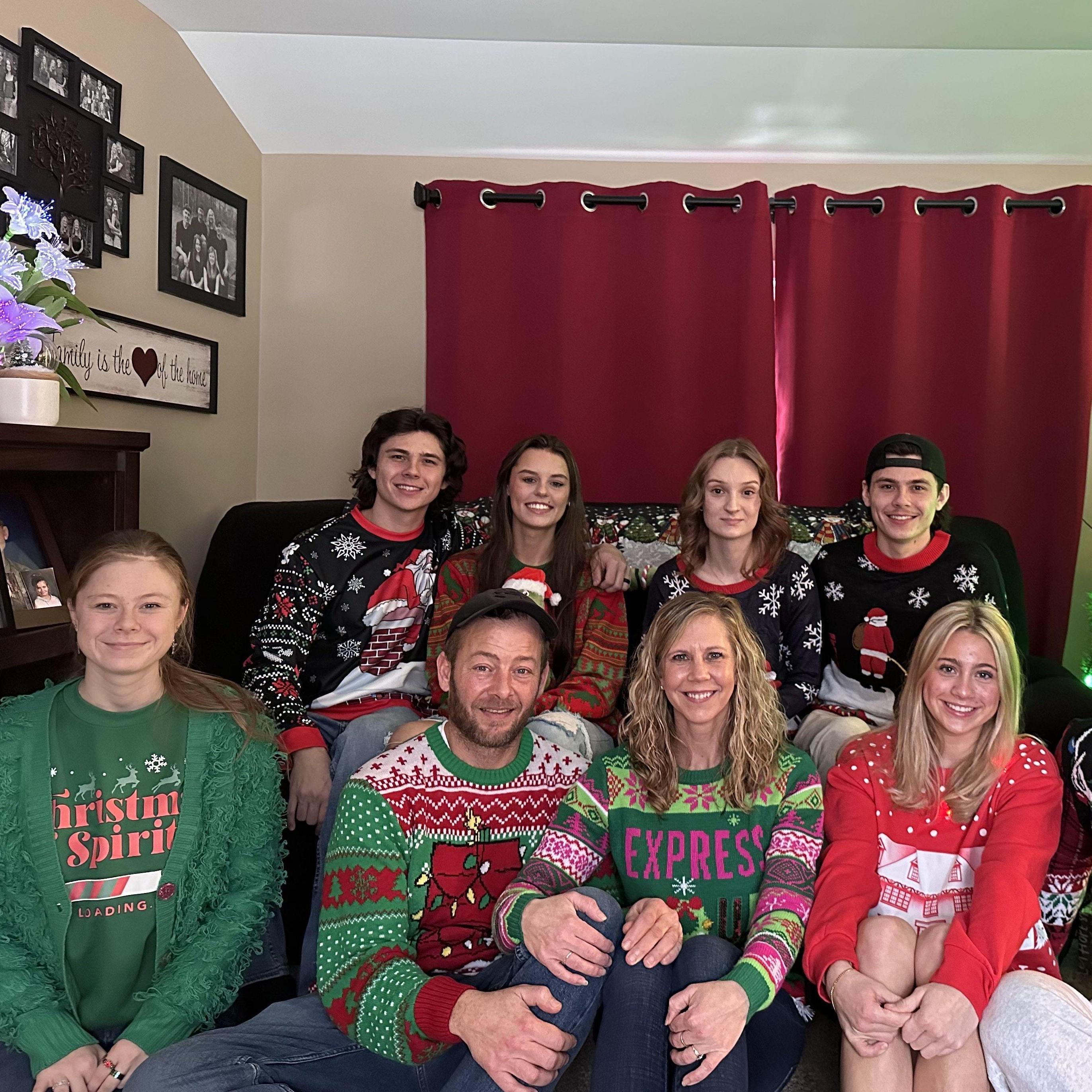 Christmas with Jason's family in 2024