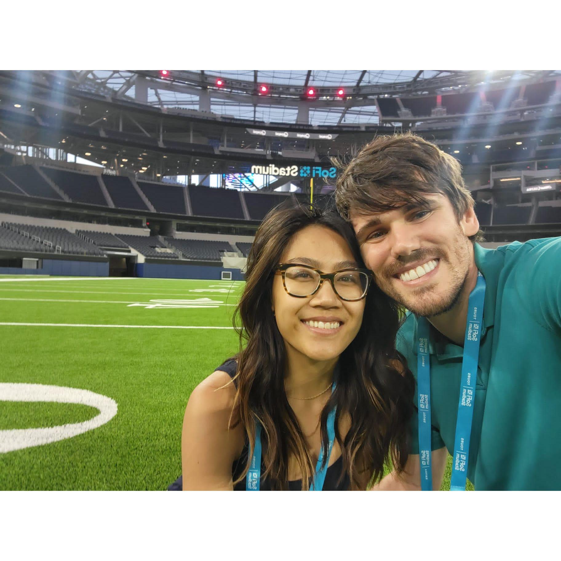 Fun times in Los Angeles, at SoFi Stadium