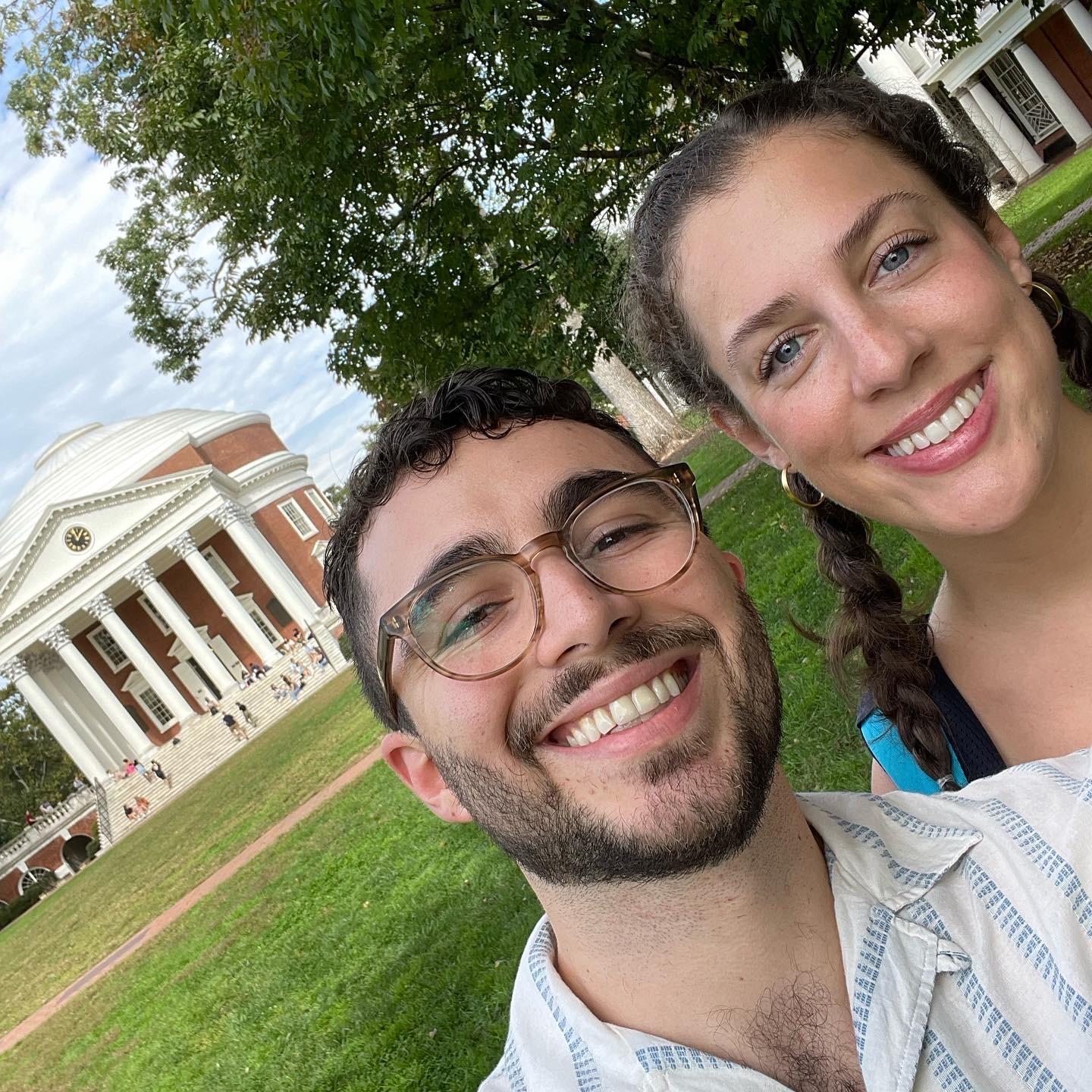 Back in Cville for "young" alumni reunion, October 2021