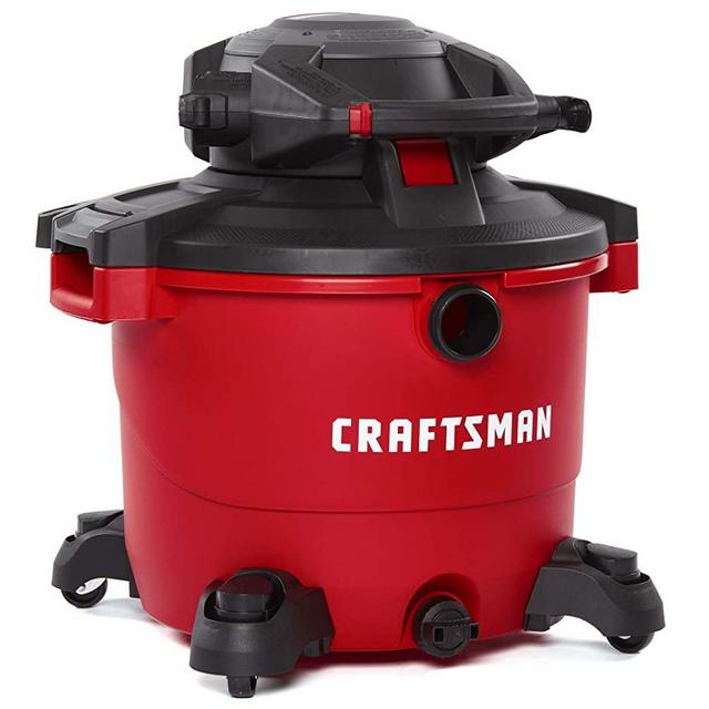 CRAFTSMAN CMXEVBE17607 16 gallon 6.5 Peak Hp Wet/Dry Vac with Detachable Leaf Blower, Heavy-Duty Shop Vacuum with Attachments