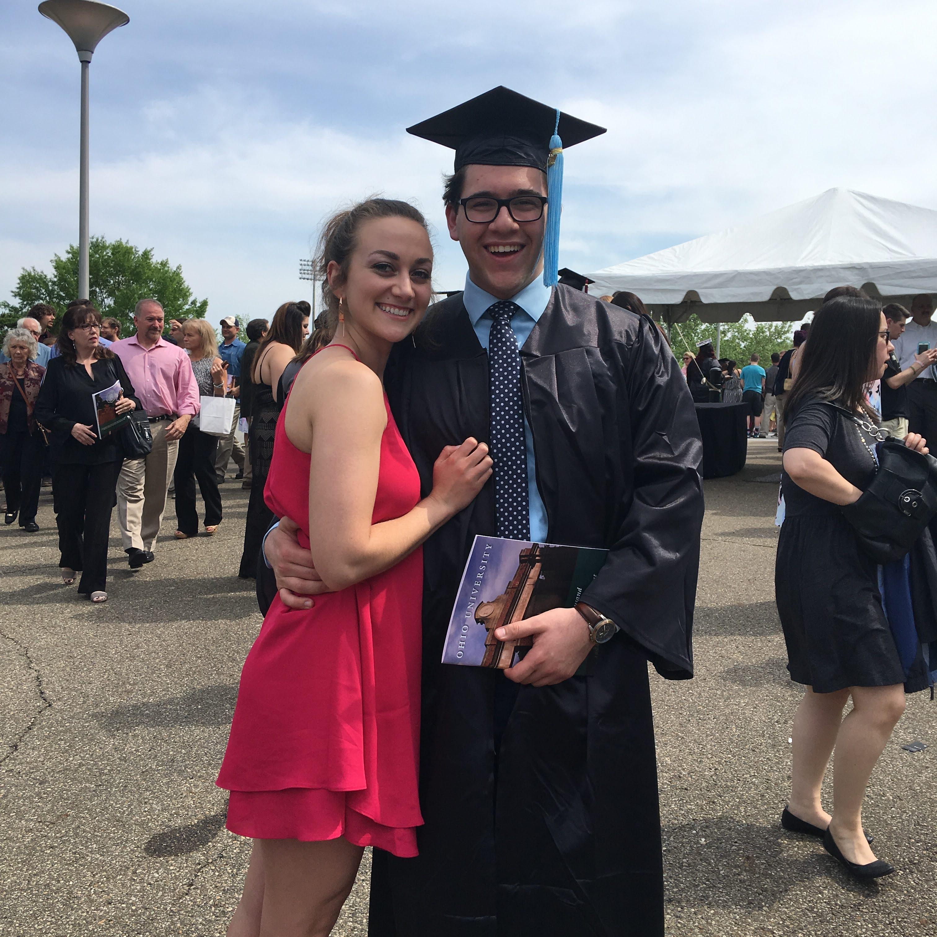 Ben's college graduation, May 2017.
