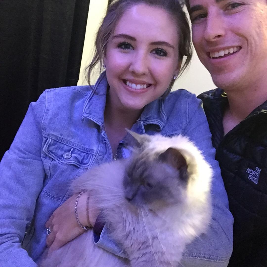 First family photo with Phoebe