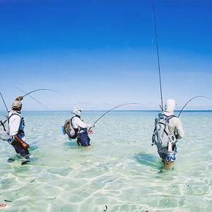 Fly Fishing Lesson on the Beach