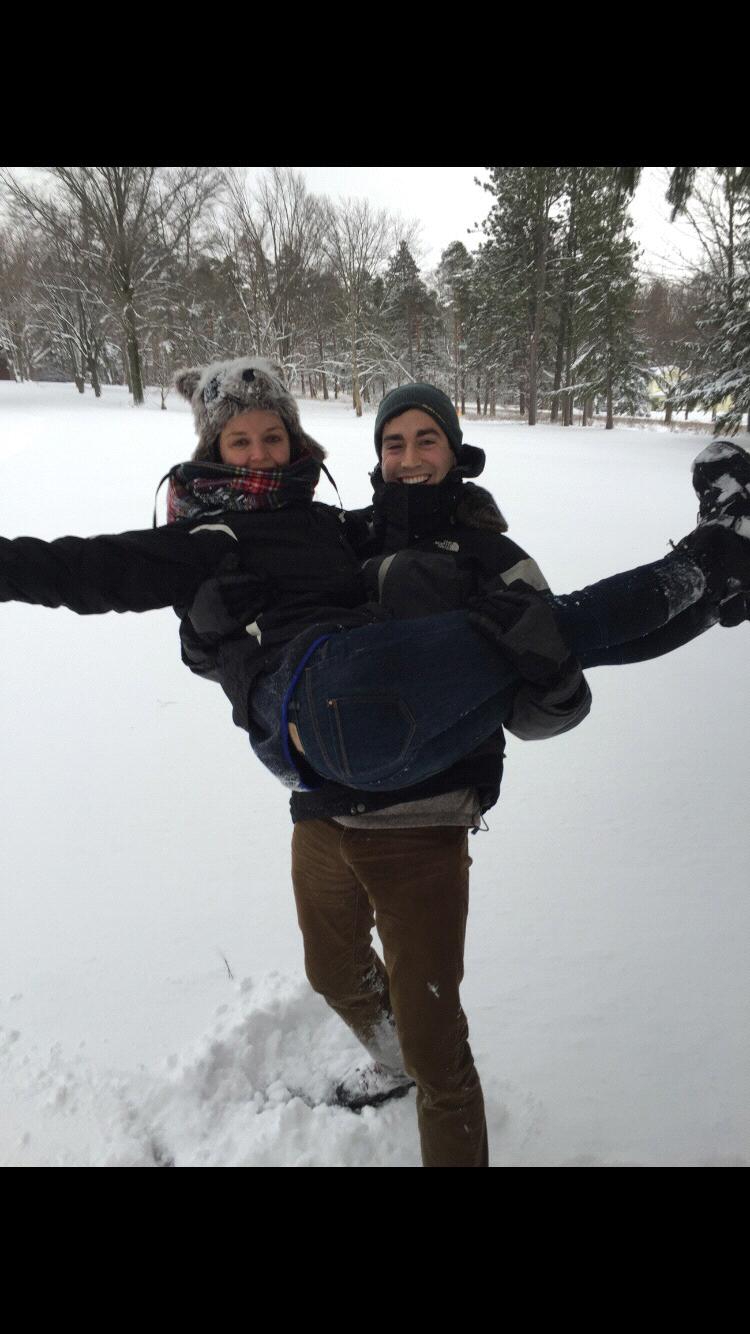 Enjoying a typical warm sunny day in Buffalo!
