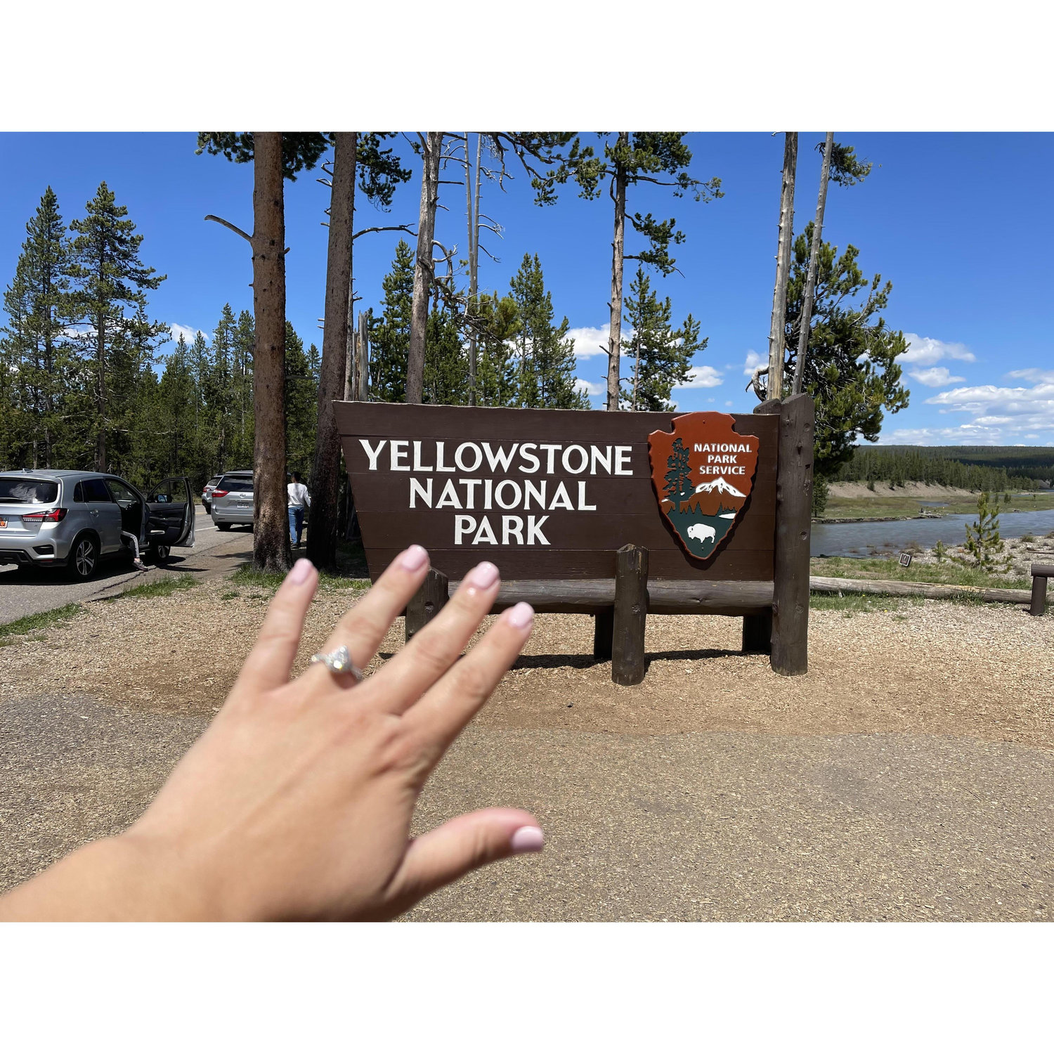 Emily's roadtrip out west, capturing her ring at every stop