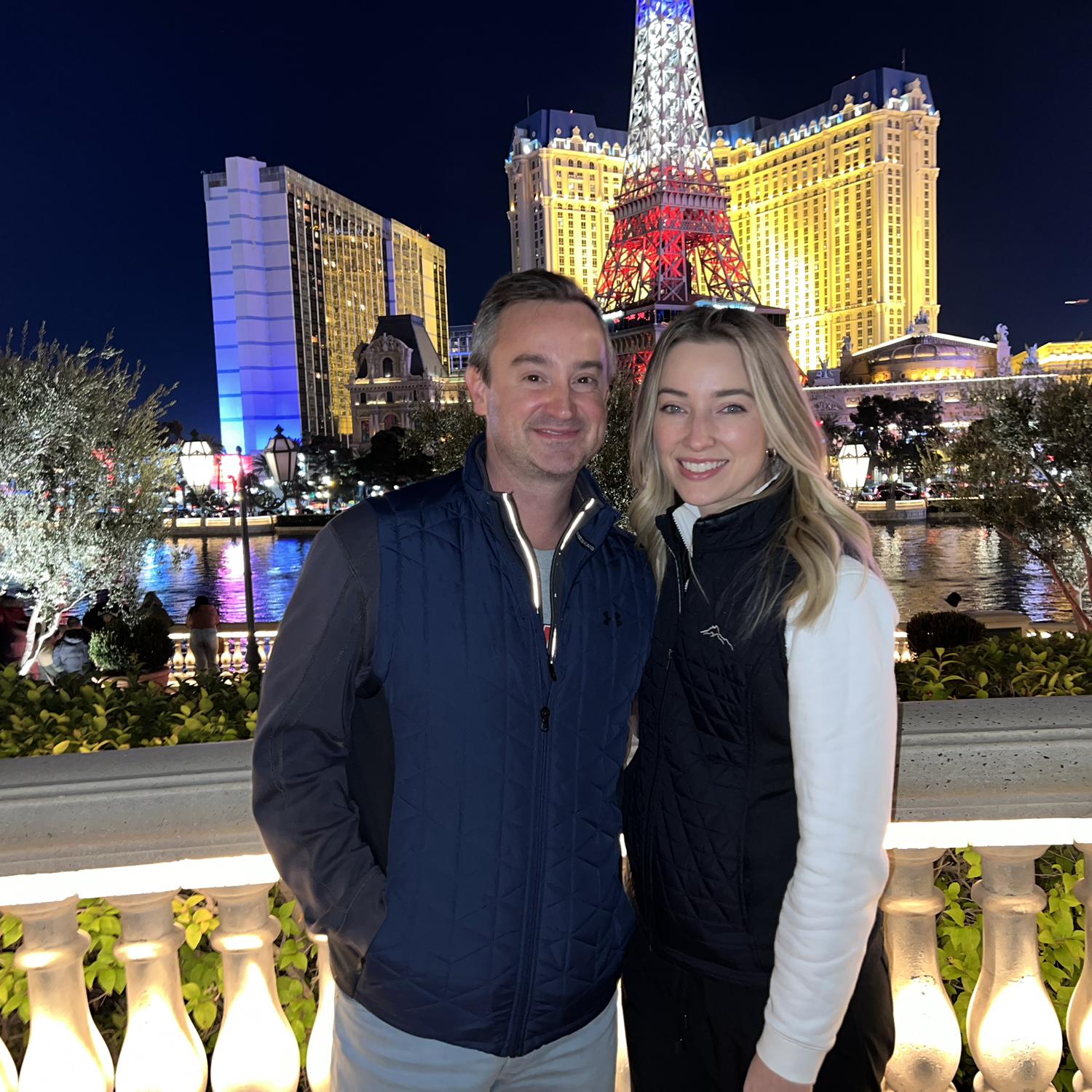 Vegas Trip right before Josh popped the question!