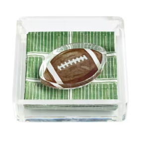 Football Napkin Holder And Weight Set