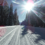 Snowmobiling
