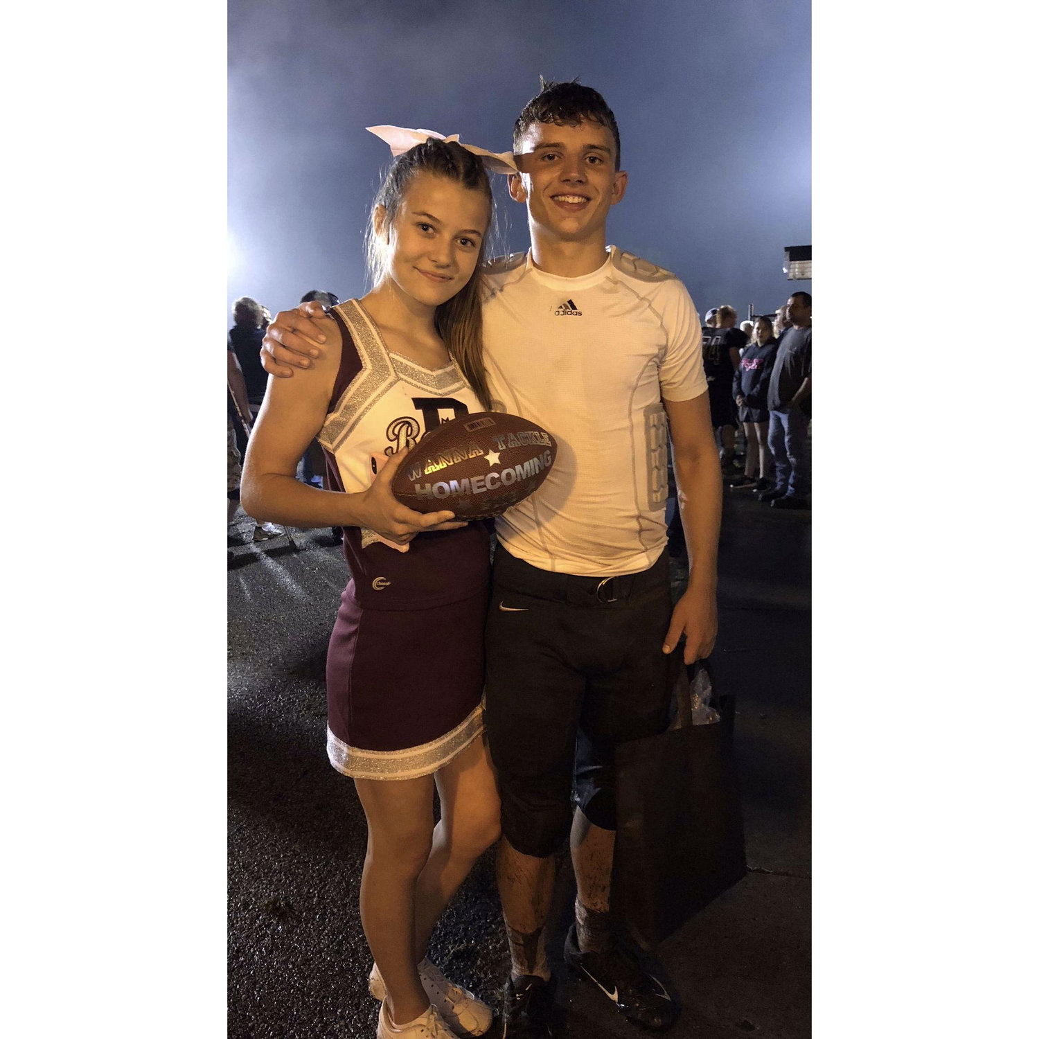 This was the night that Isaac asked Kalista to the Homecoming Dance in 2018.