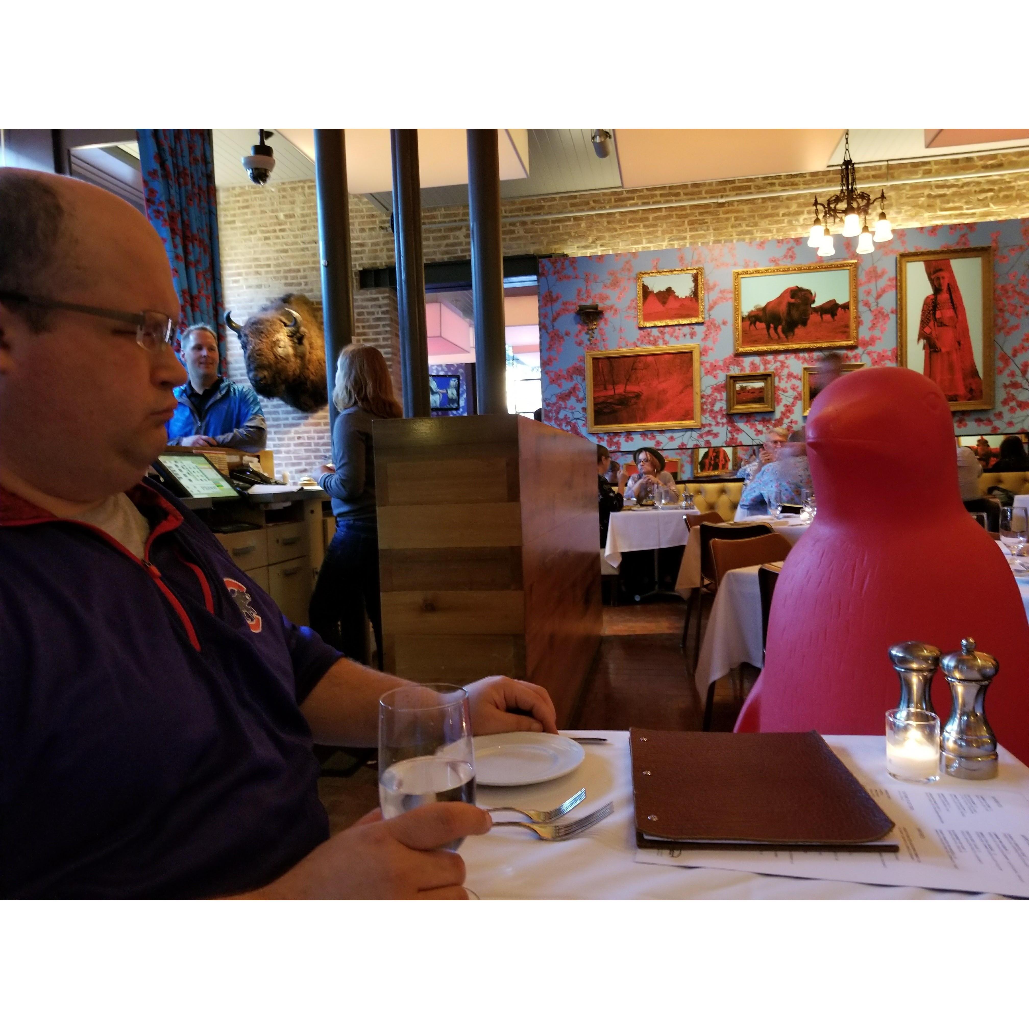 Special guest for dinner in Louisville