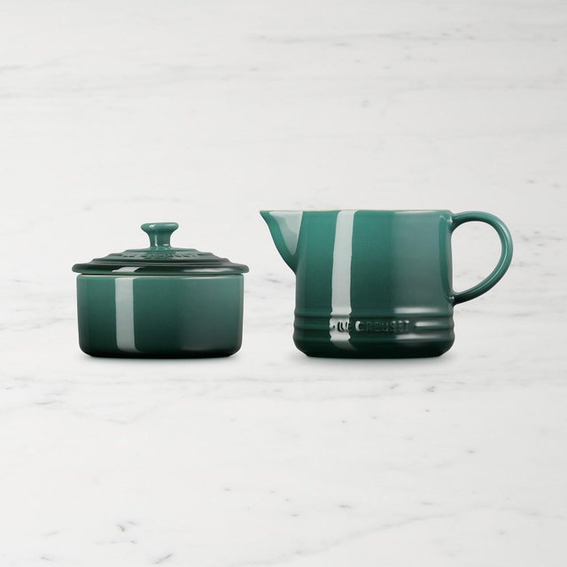 Le Creuset Signature Cream & Sugar Set, Sea Salt