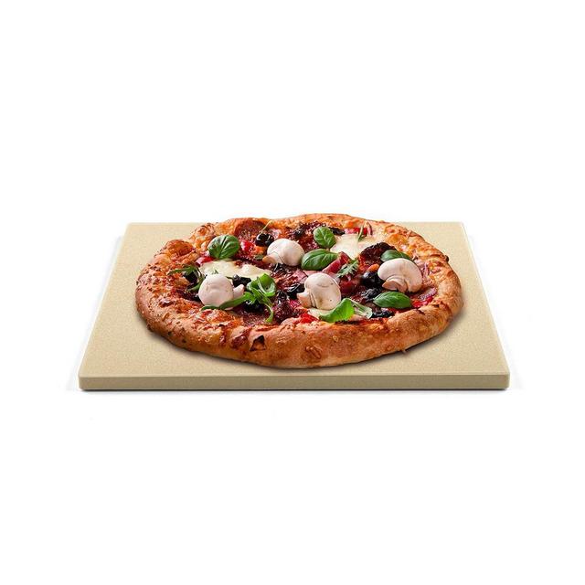 Cook N Home 16-Inch x 14-Inch Rectangular Heavy Duty Cordierite Bread Stone for Oven and Grill