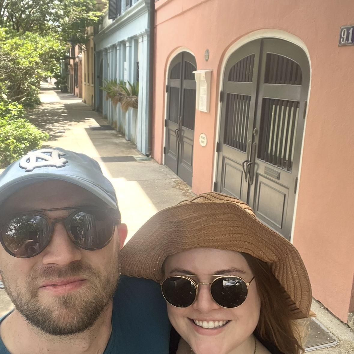 Romantic weekend trip to Charleston. Emma is guilty of being a paranoid introvert and asking, "You aren't going to propose here, are you?"... *face palm* [he wasn't]