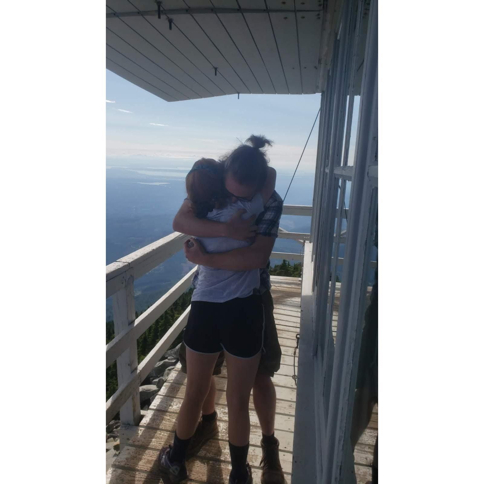 She said yes!