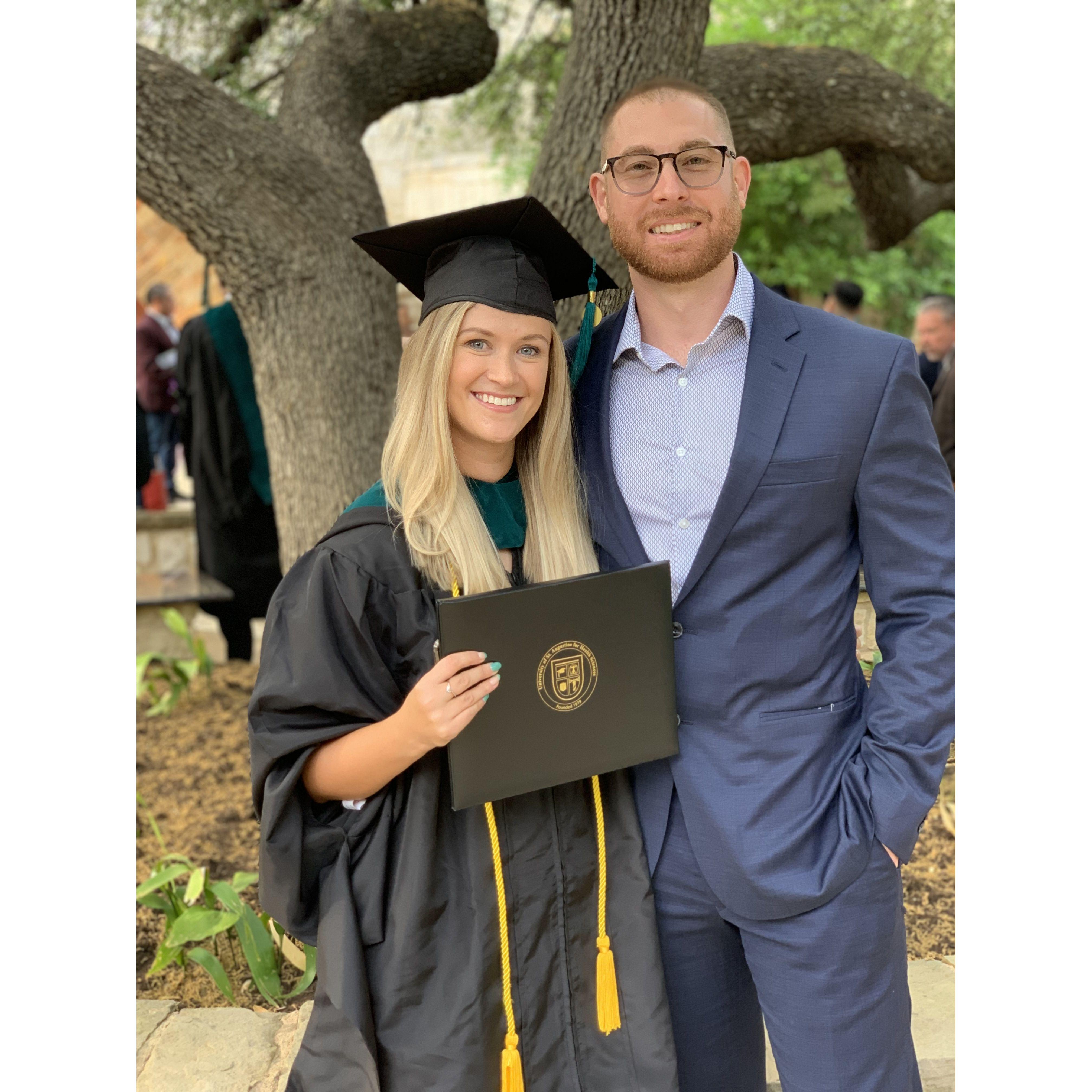 Sarah's Masters Graduation- Austin, TX
