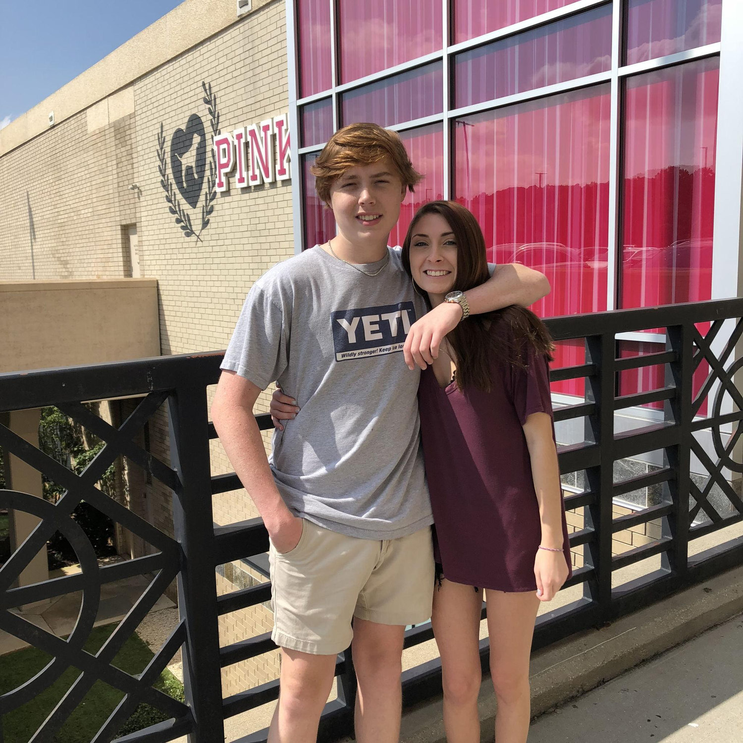 2018, One of our first pictures together, we were just "friends"