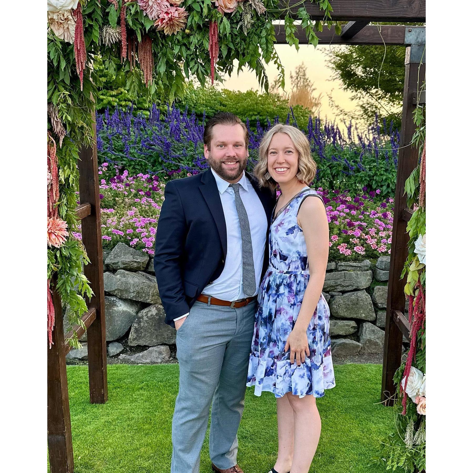 At my cousin's wedding