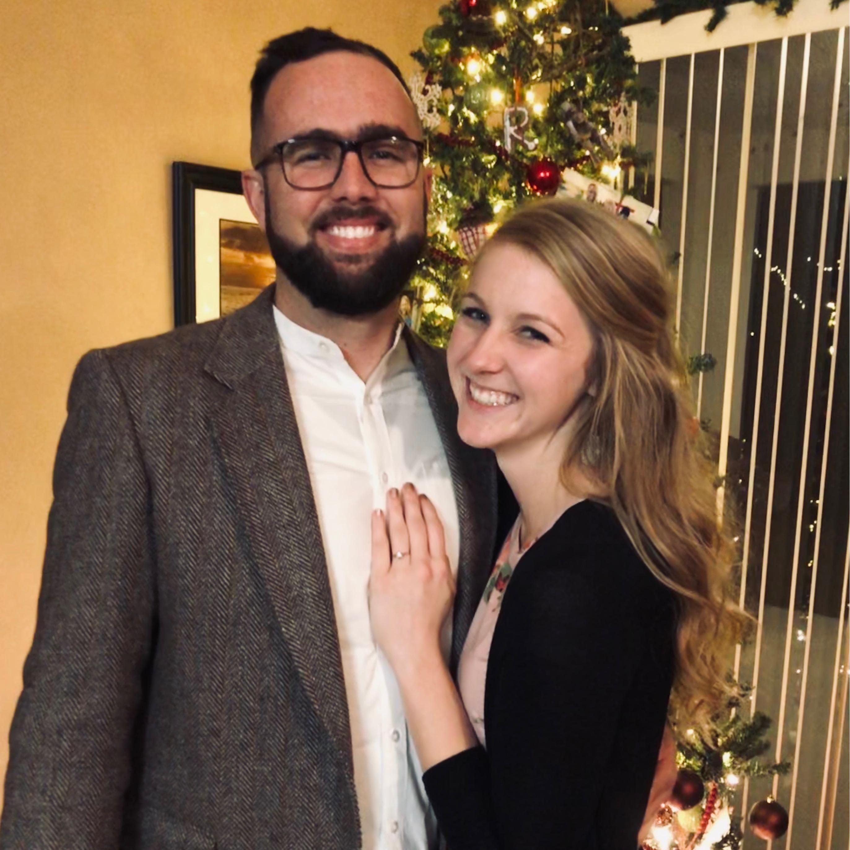 He was easily the best Christmas present ever. 

After our waterfront proposal, Zack arranged a family surprise engagement party. It was, in a word, perfect.