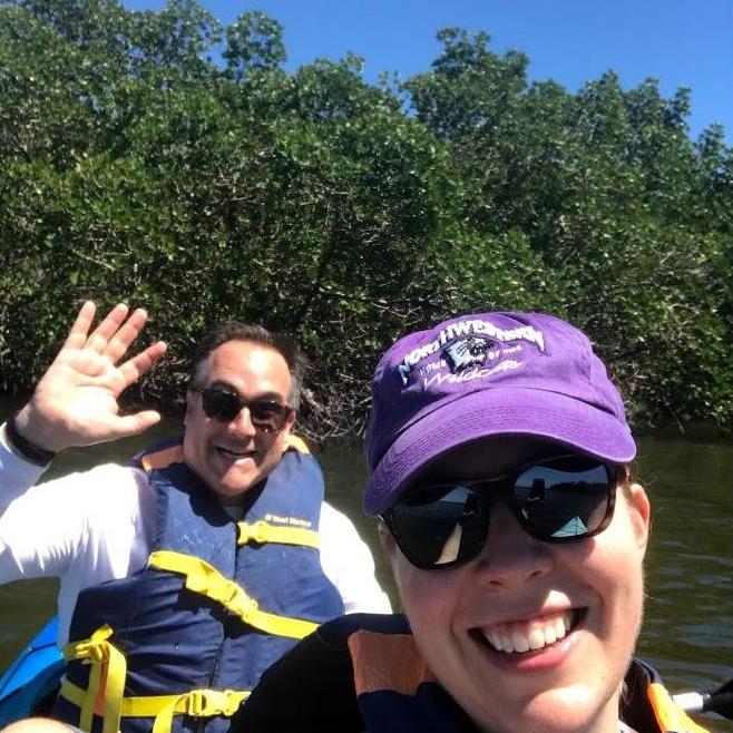 Kayaking among the mangroves on Sanibel Island.