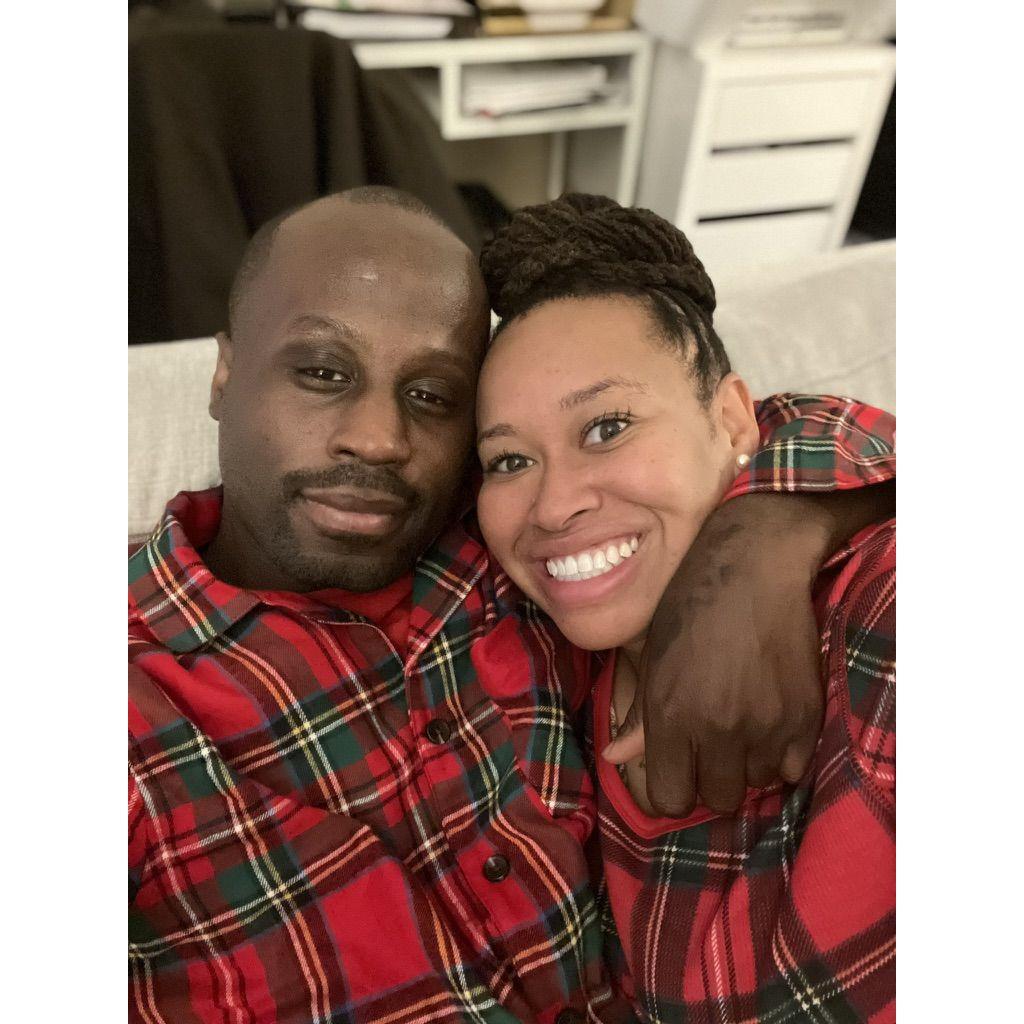 Our first Christmas together.