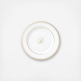 Federal Gold Script Tidbit Plate