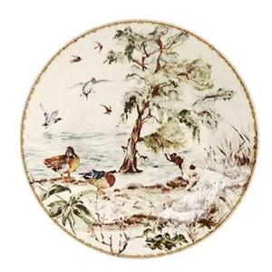 Southern Living Wetlands Collection Dog Accent Plates, Set of 2 | Dillard's