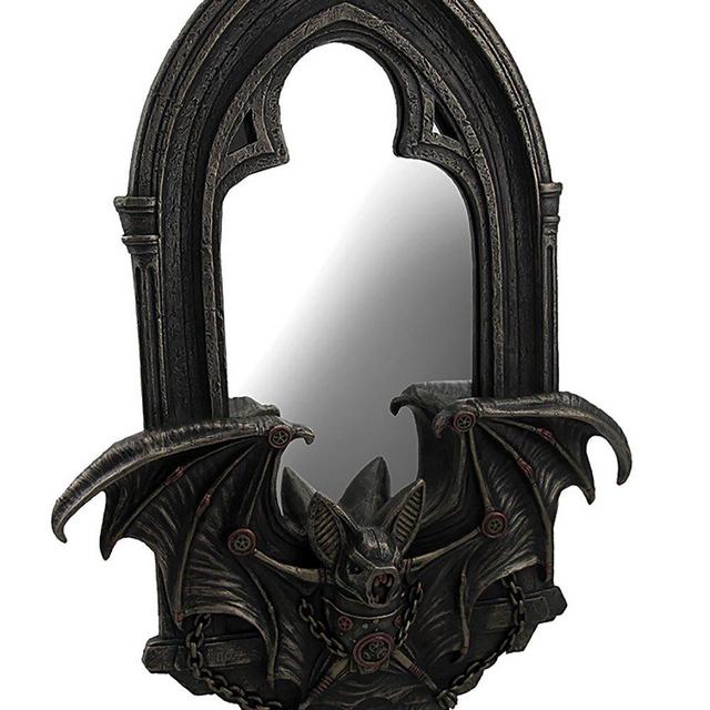 Steampunk Vampire Bat Gothic Accent Mirror