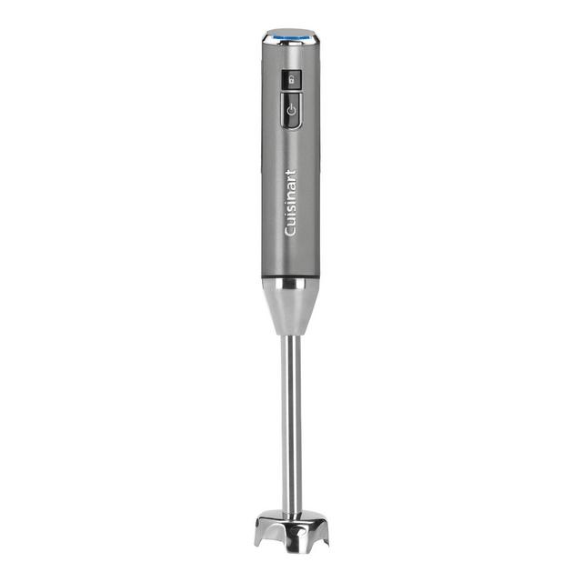 Cordless Rechargeable Hand Blender in Brushed Silver