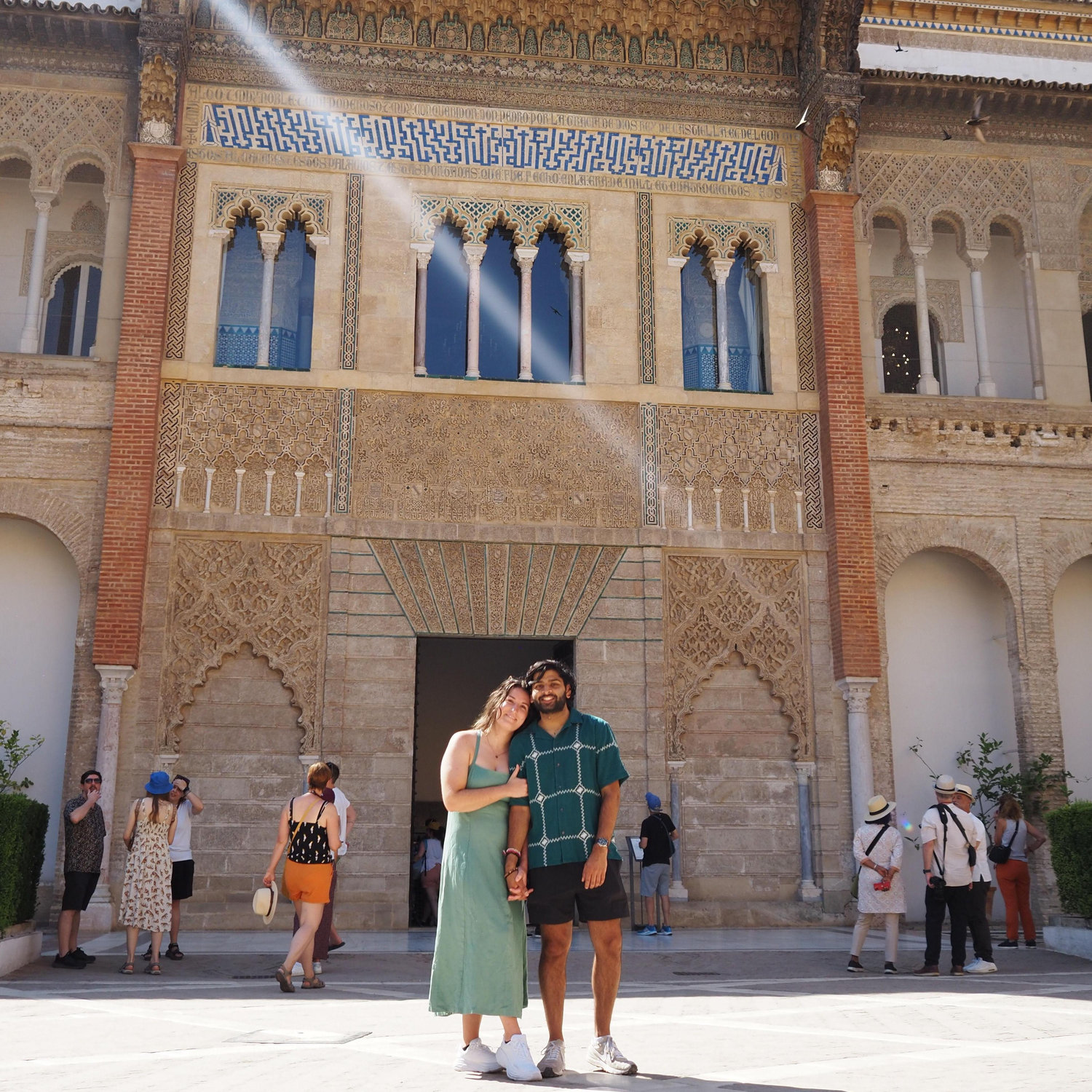 Visiting Abby's favorite landmark the Real Alcazar in Sevilla, Spain!