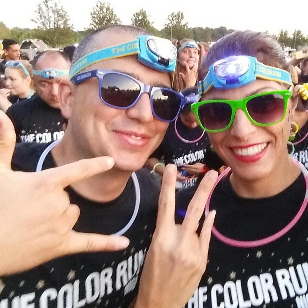 We are running in color