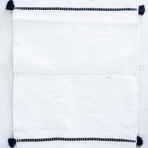 Tassel Bathmat: Black