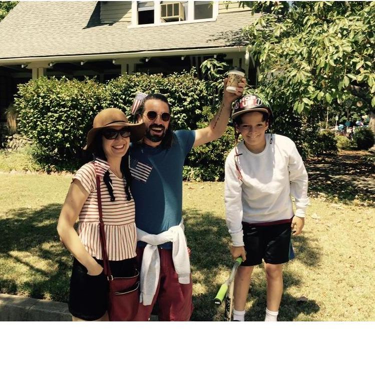 Having some 4th of July fun before the parade!