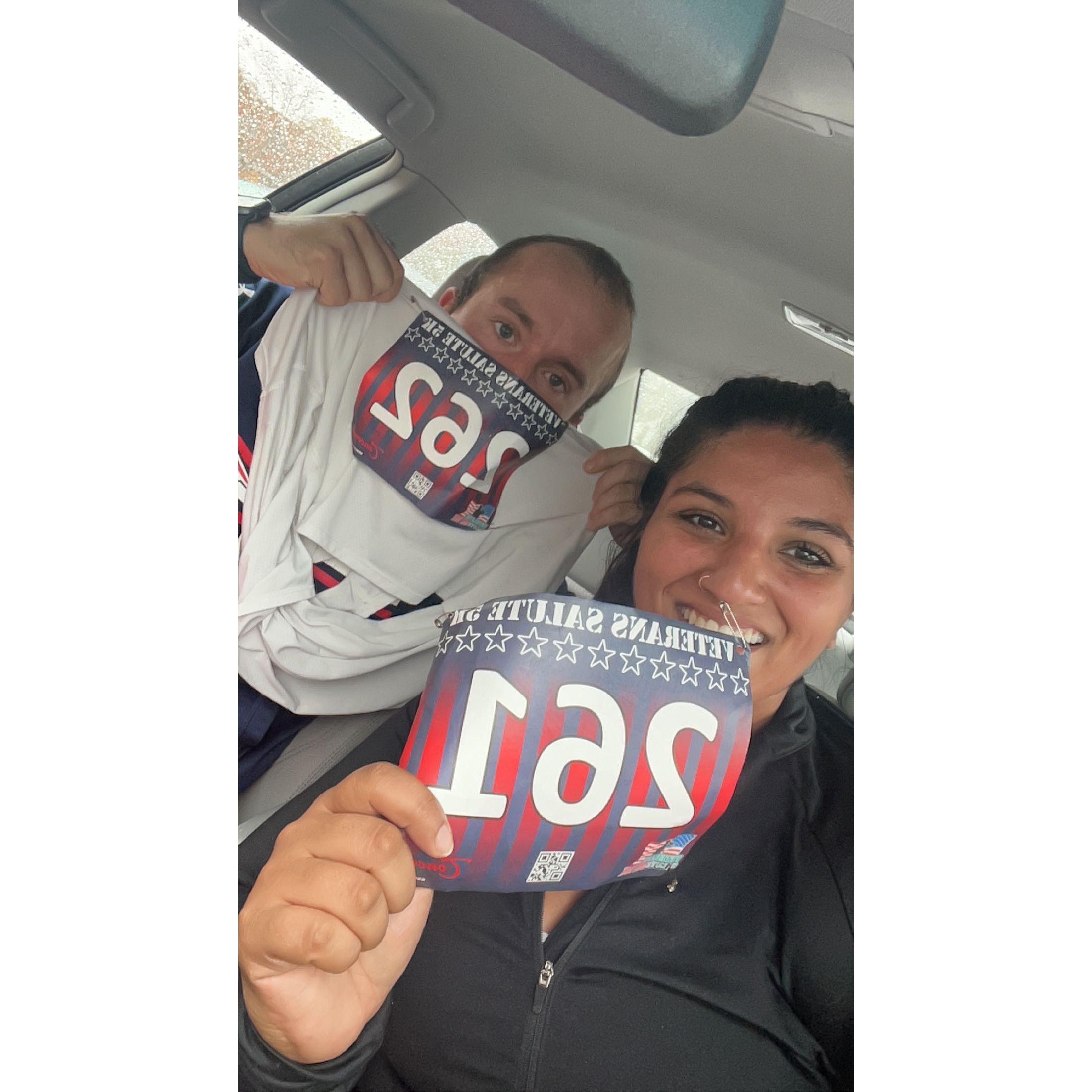 First race together and was promptly told I'm not allowed to pick another race